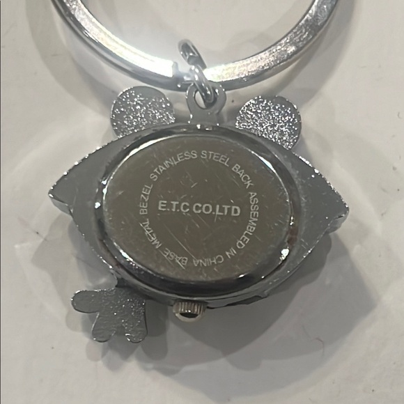 JAS Clock Silver Frog Keychain Accessory - Picture 3 of 6